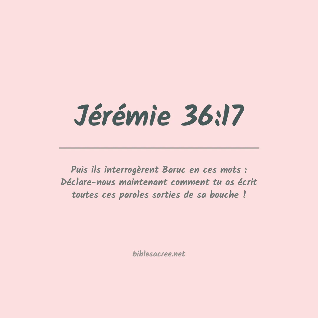 Jérémie - 36:17