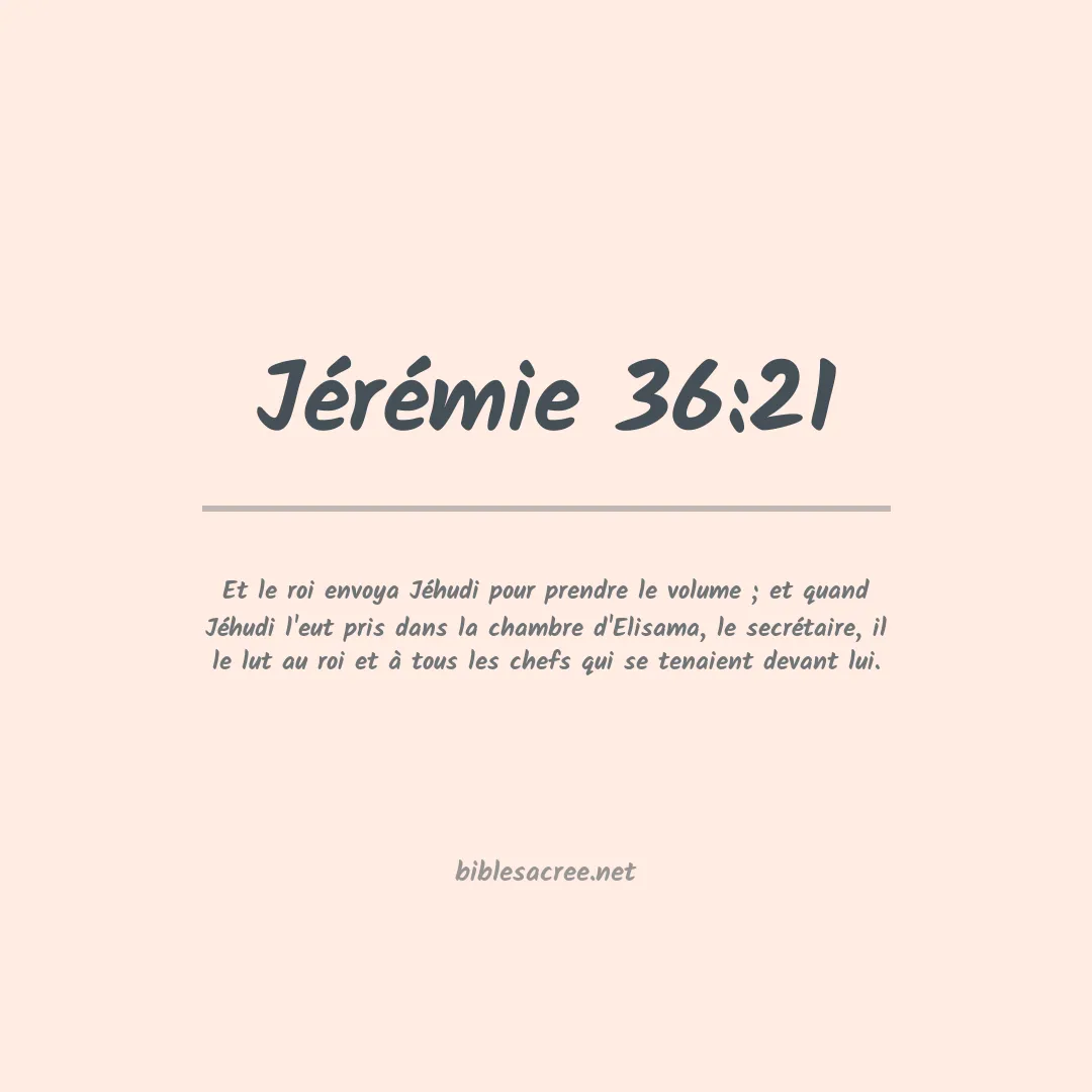 Jérémie - 36:21