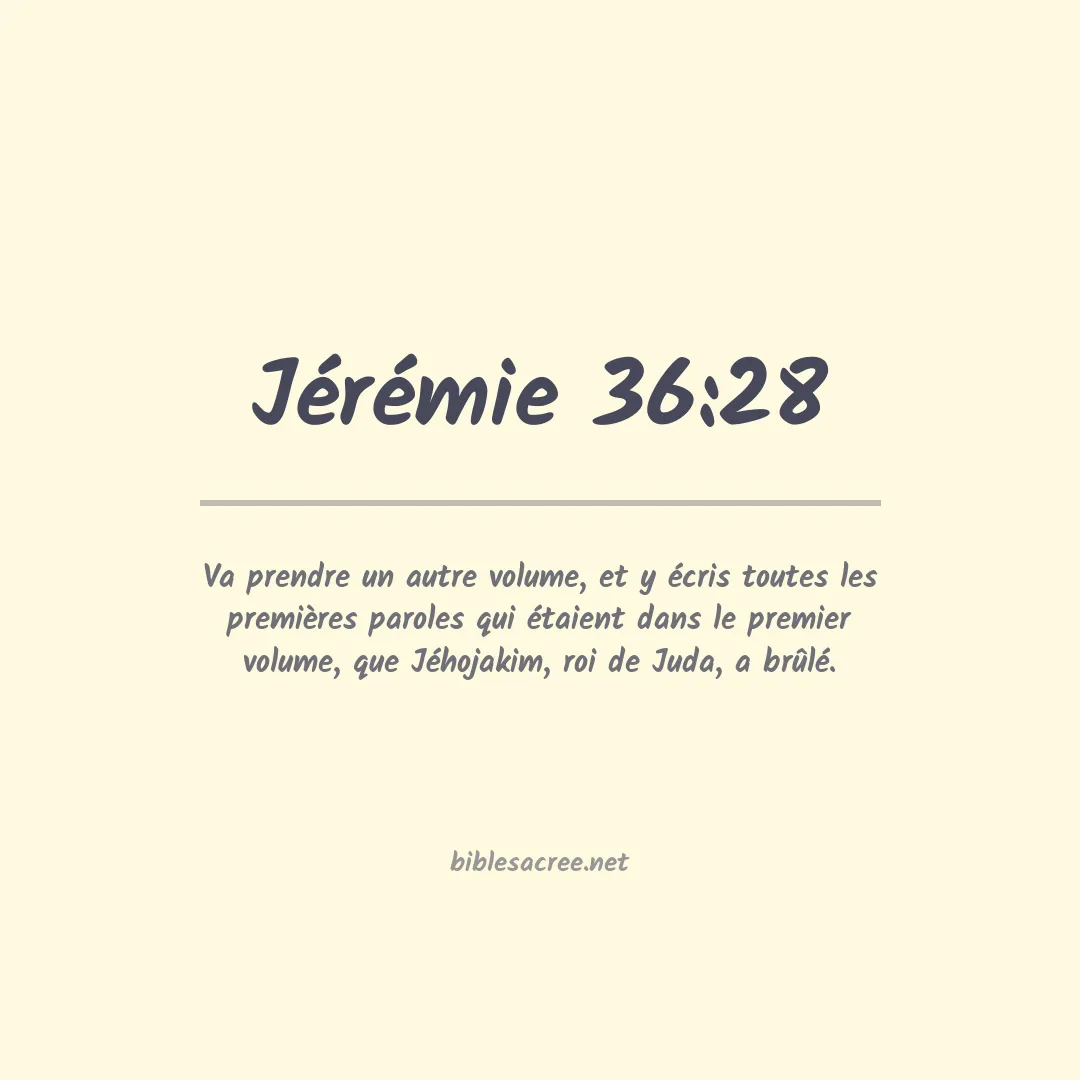 Jérémie - 36:28
