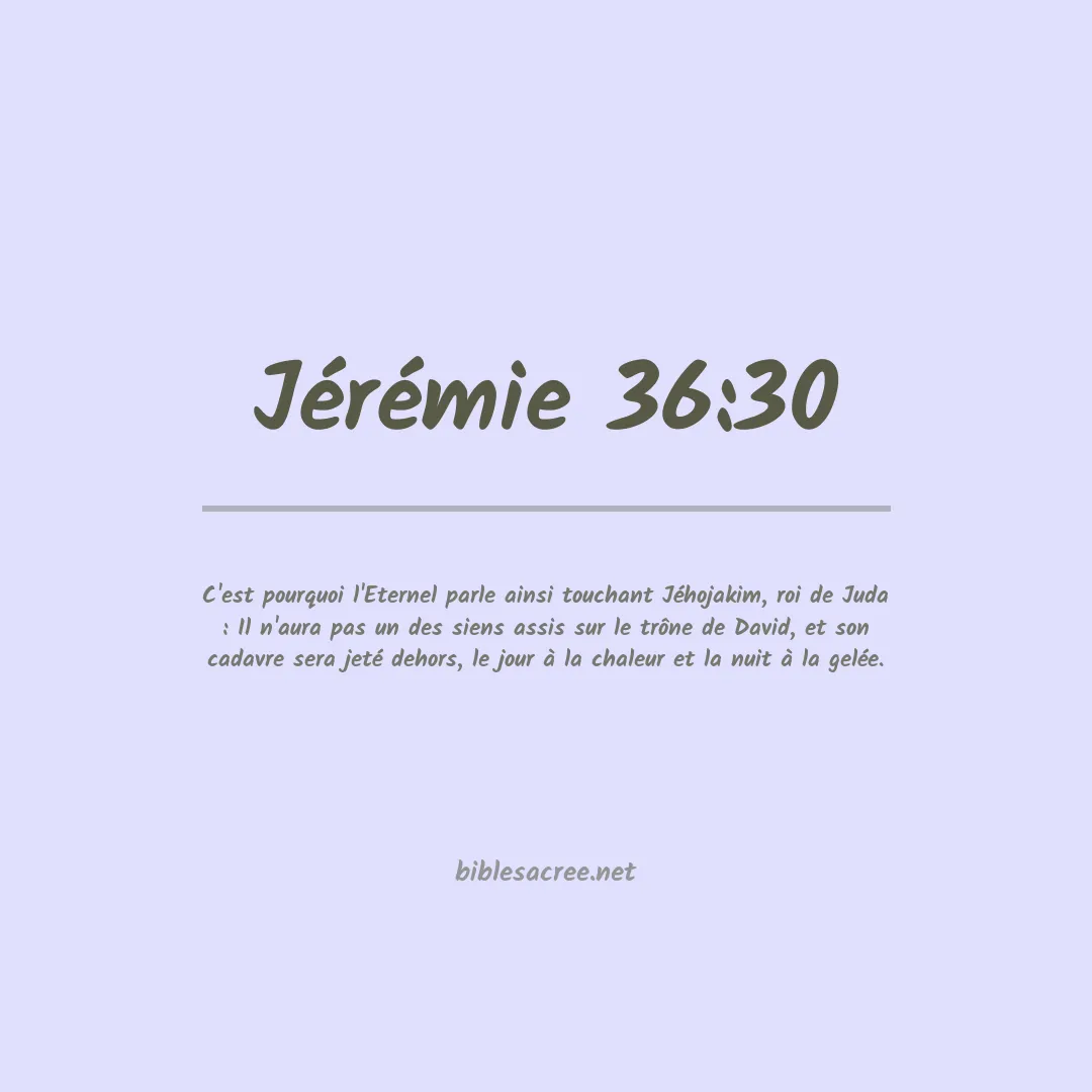 Jérémie - 36:30