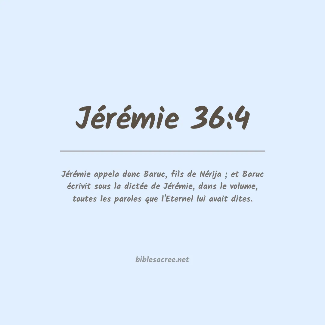 Jérémie - 36:4