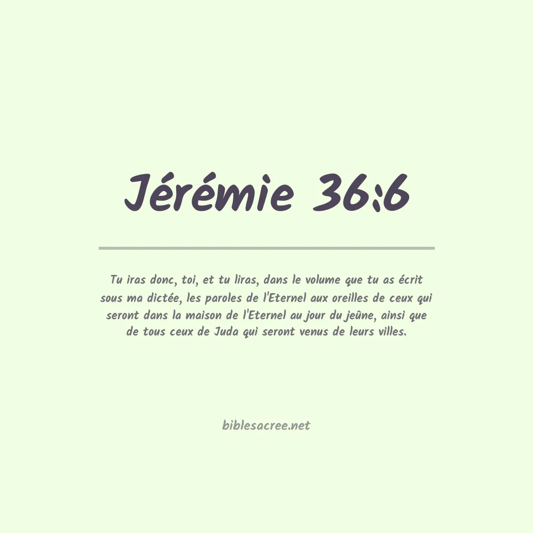 Jérémie - 36:6