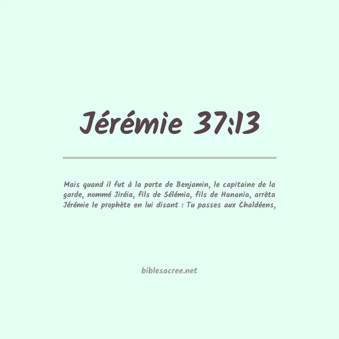 Jérémie - 37:13
