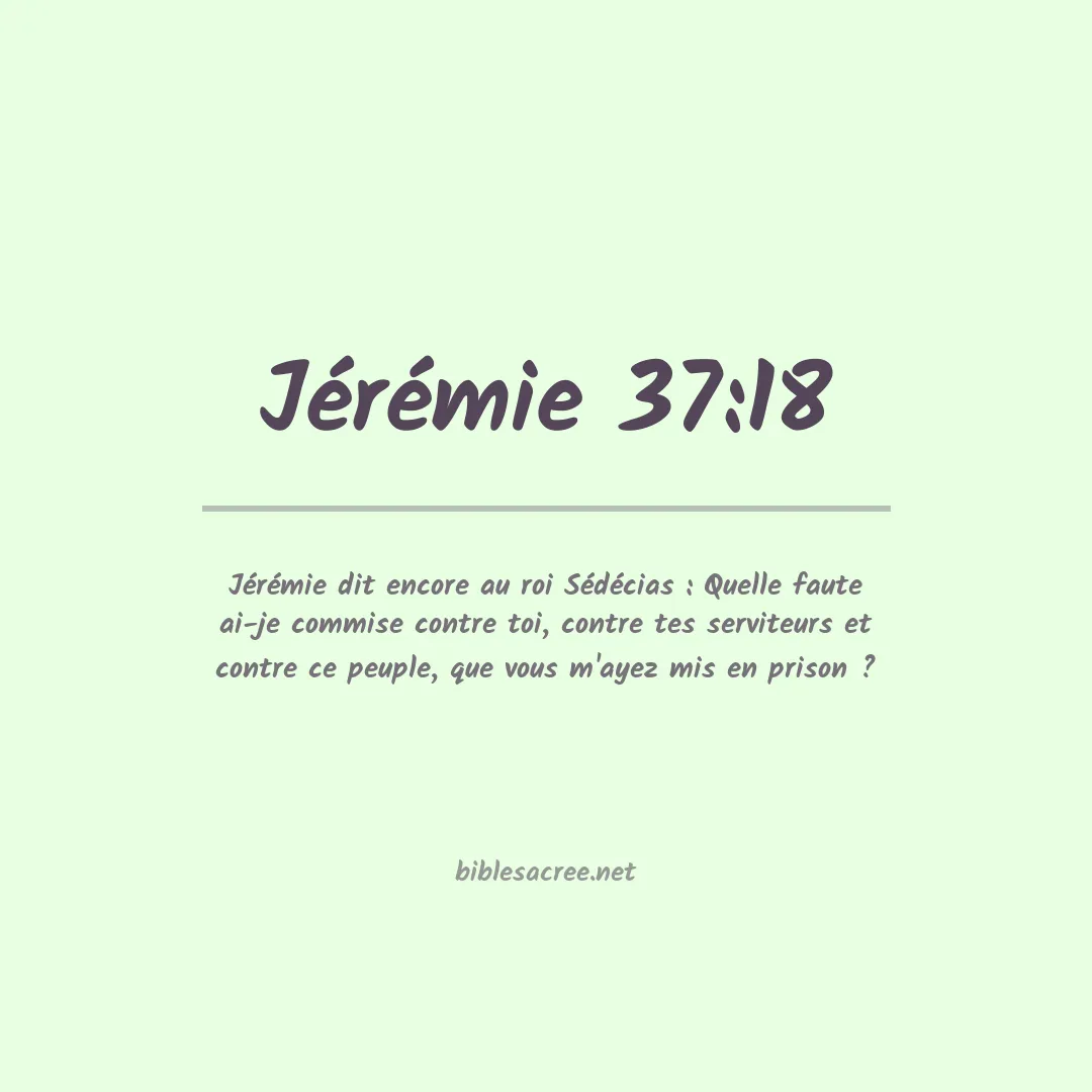 Jérémie - 37:18