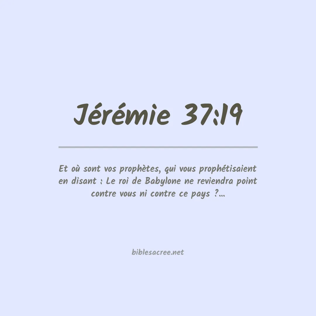Jérémie - 37:19