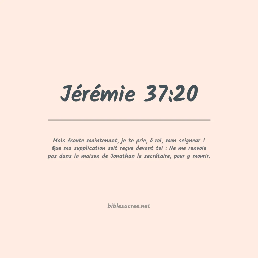 Jérémie - 37:20