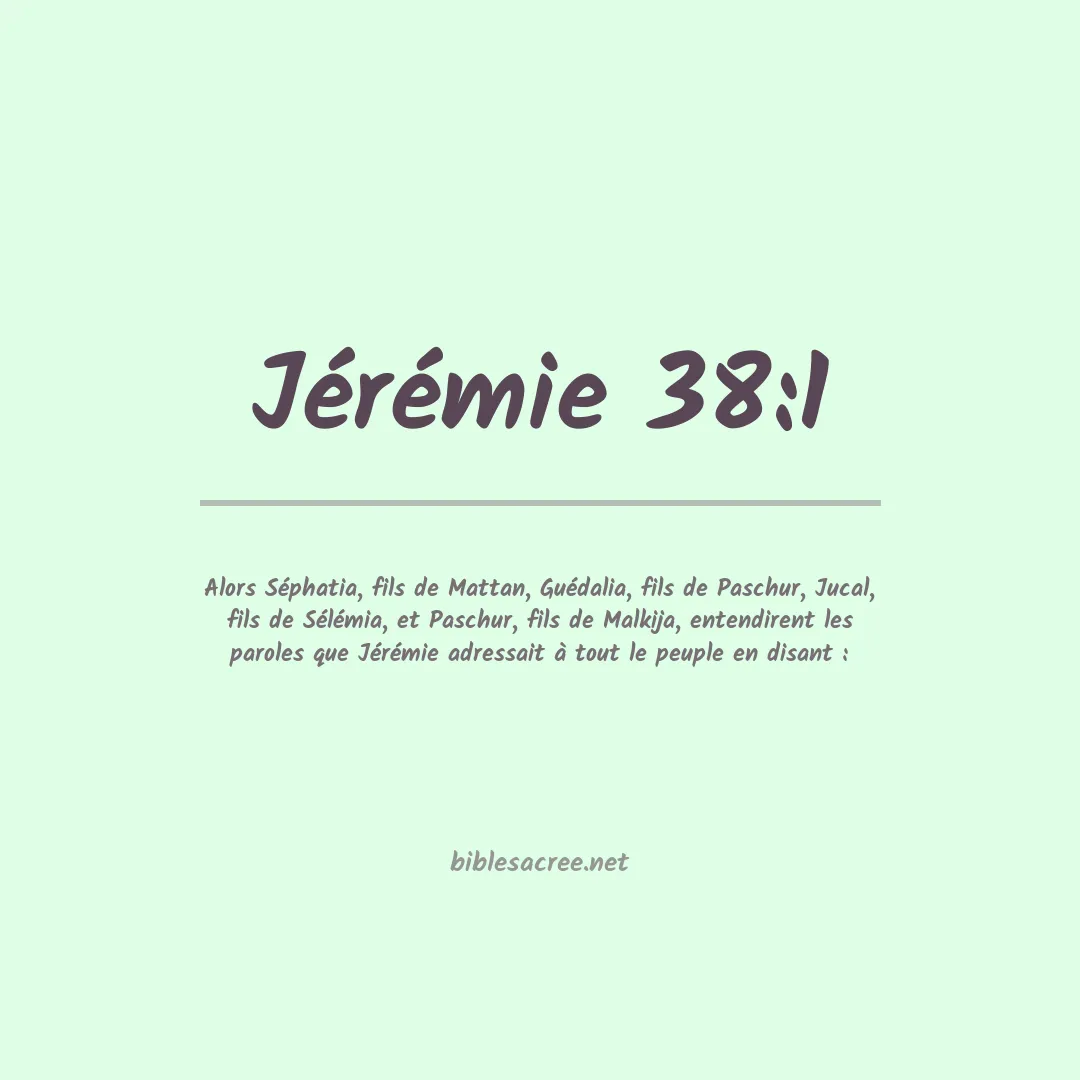 Jérémie - 38:1
