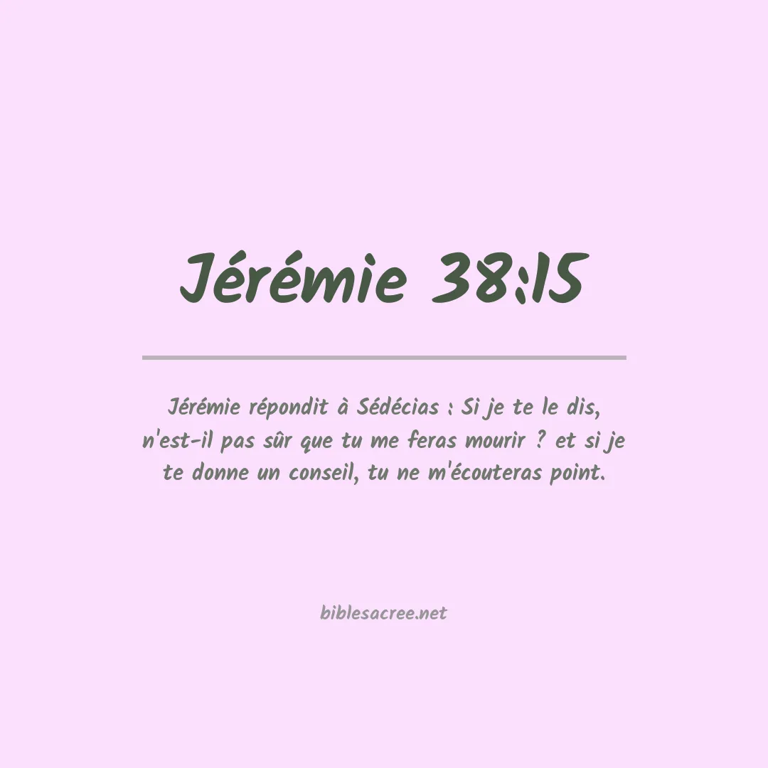 Jérémie - 38:15
