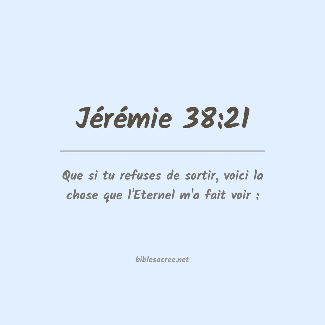 Jérémie - 38:21