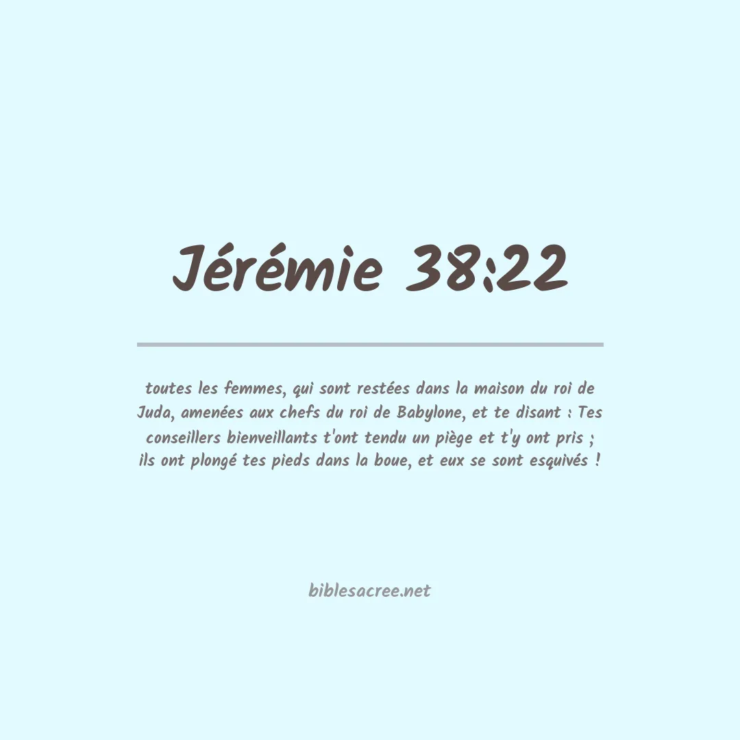 Jérémie - 38:22