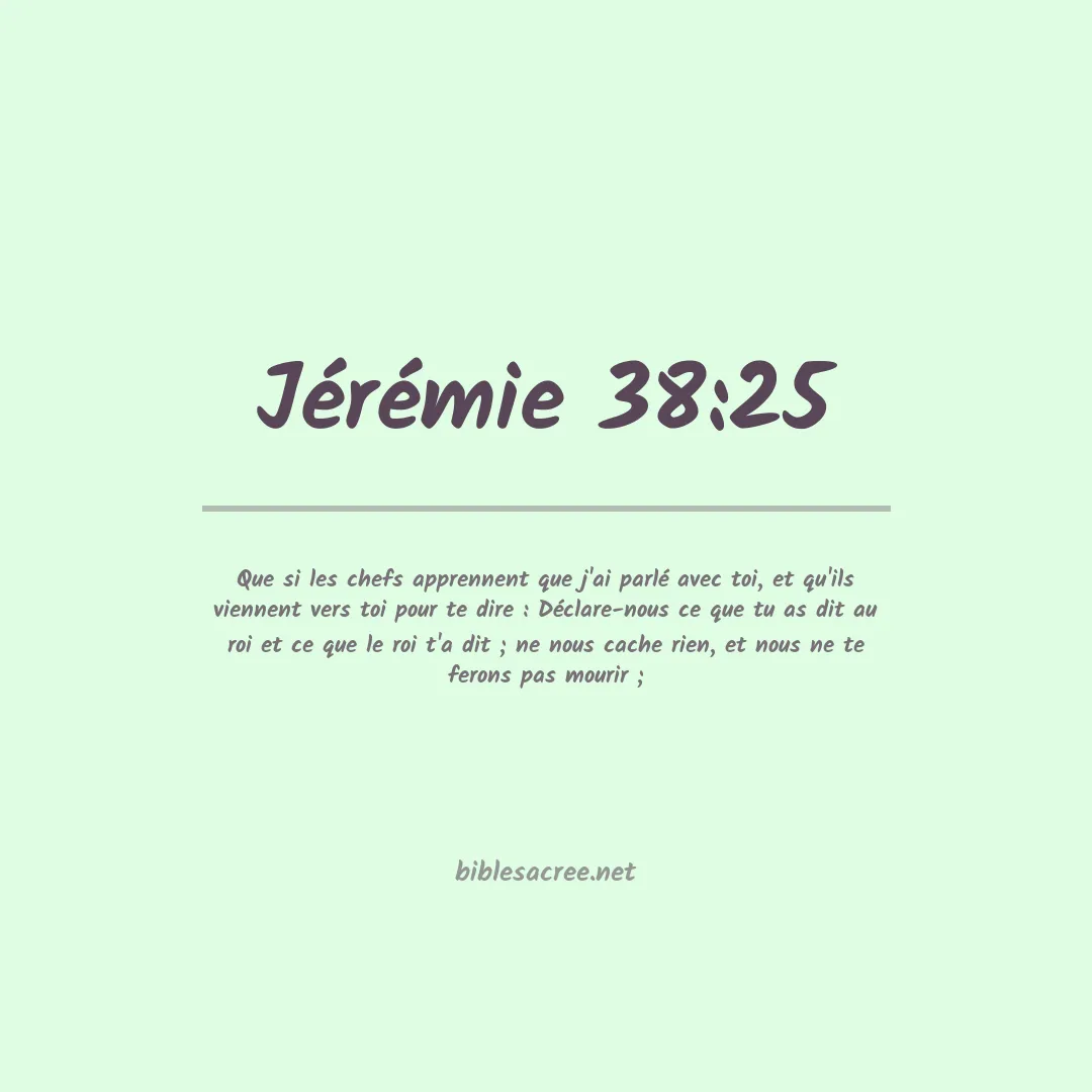 Jérémie - 38:25