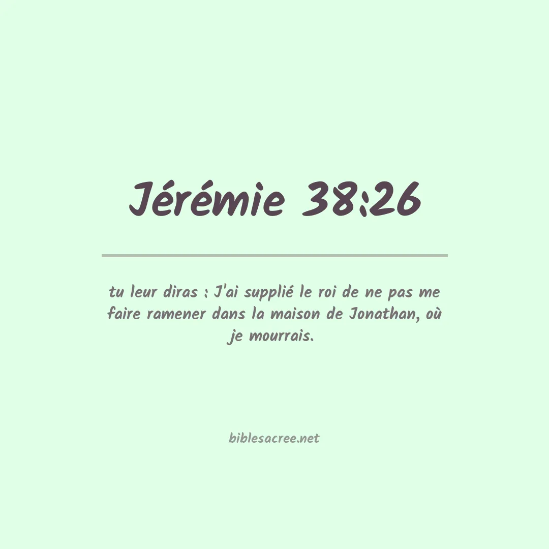 Jérémie - 38:26