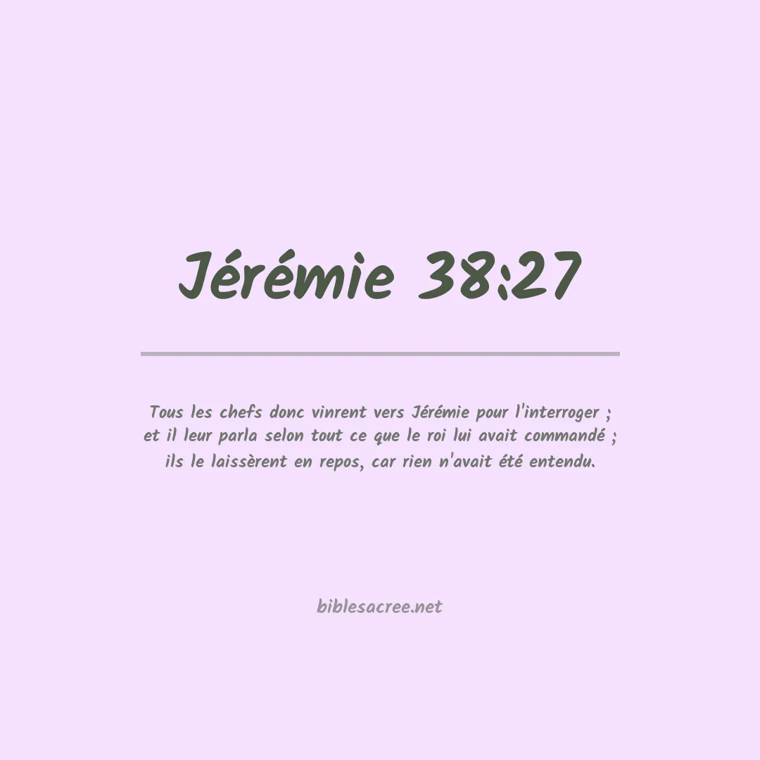 Jérémie - 38:27