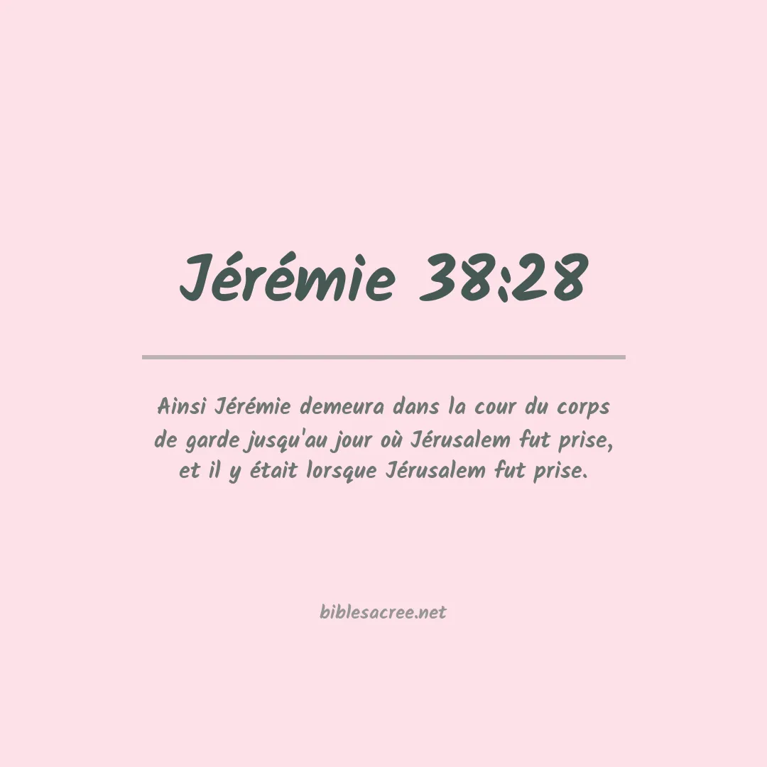 Jérémie - 38:28