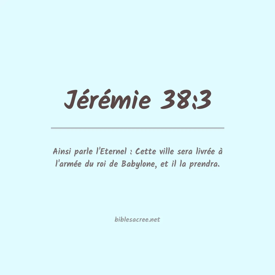 Jérémie - 38:3