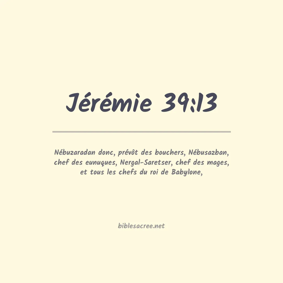 Jérémie - 39:13