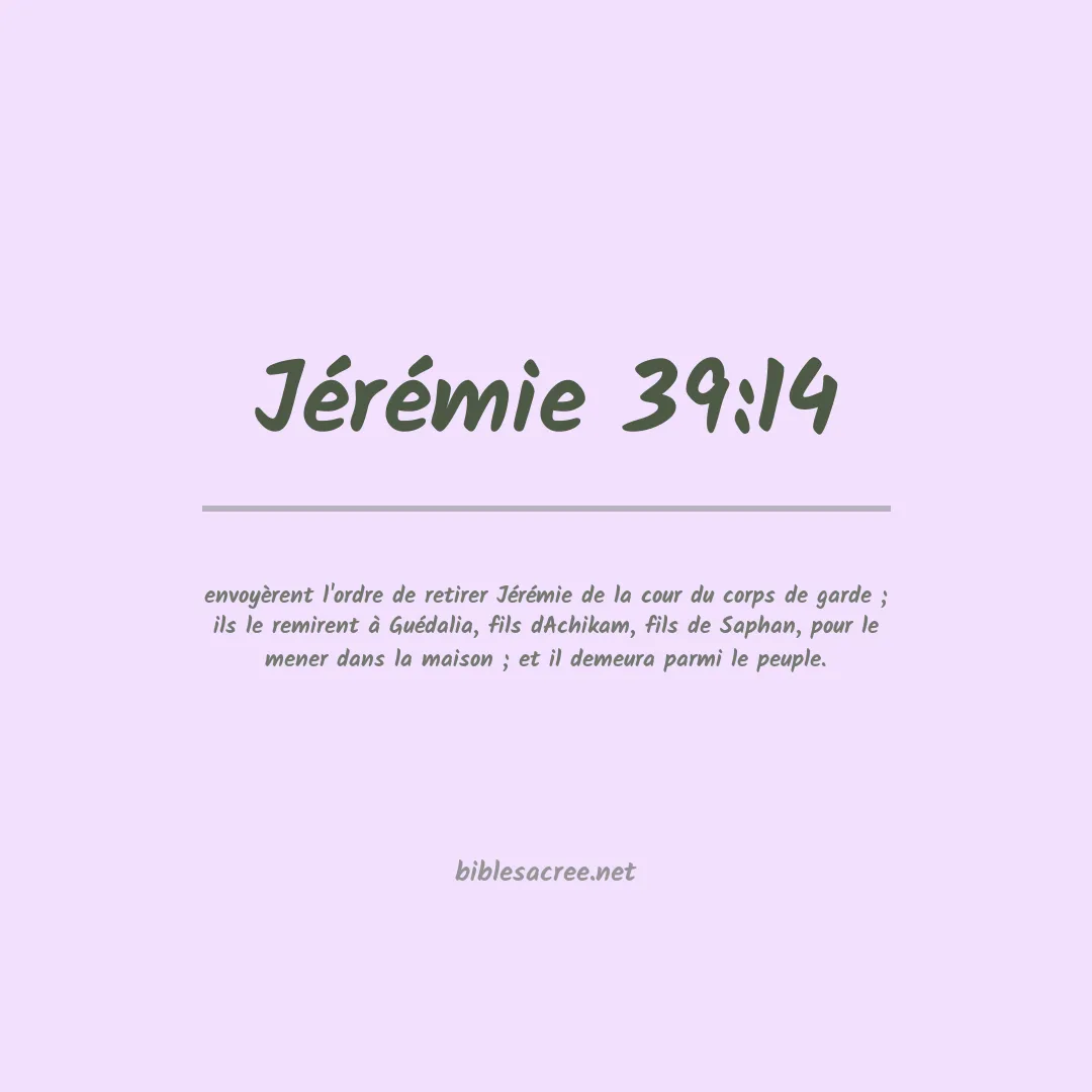 Jérémie - 39:14
