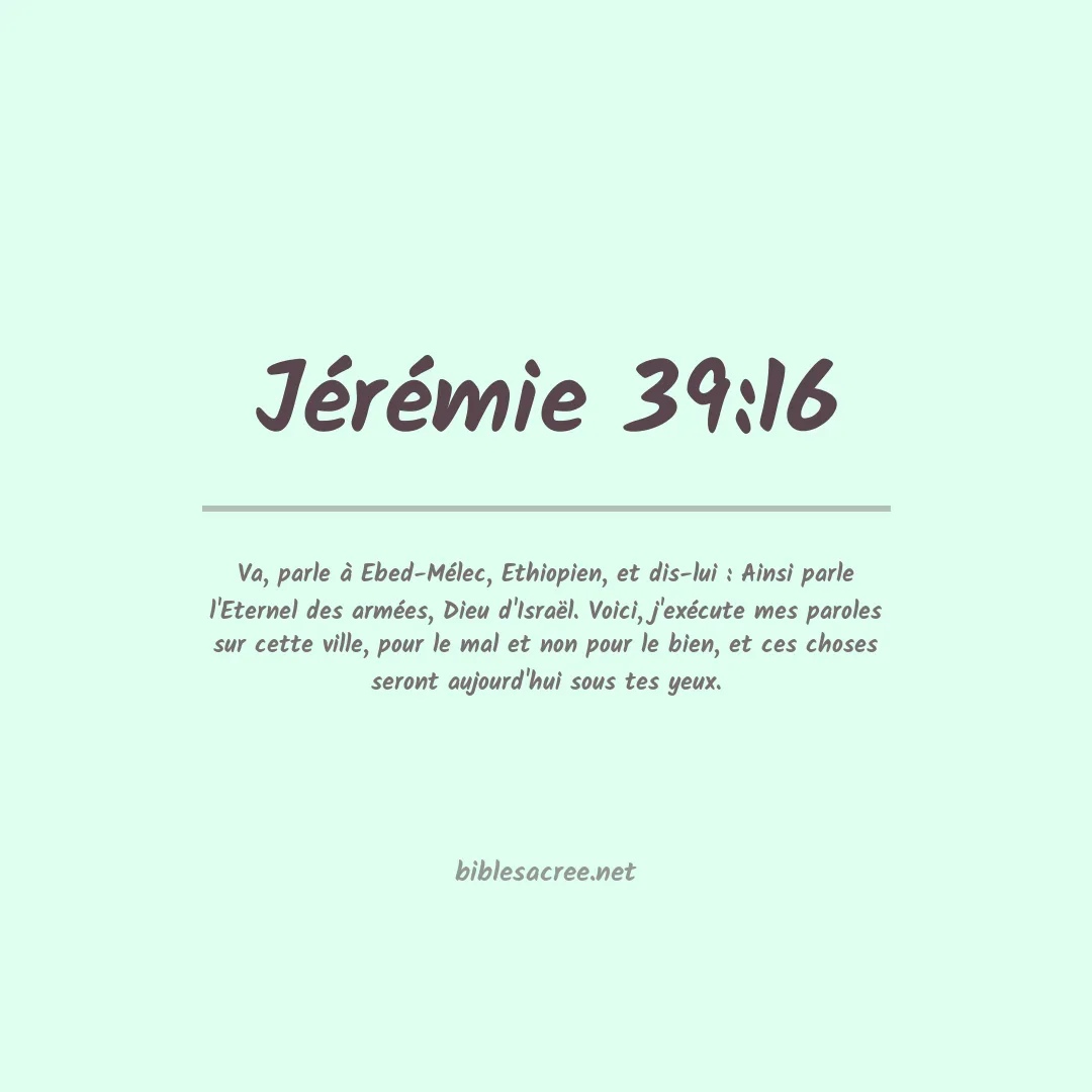 Jérémie - 39:16