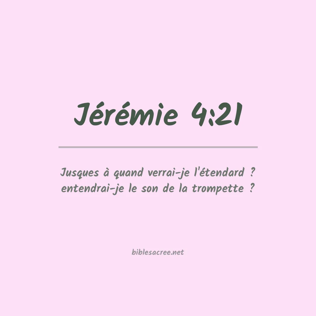Jérémie - 4:21