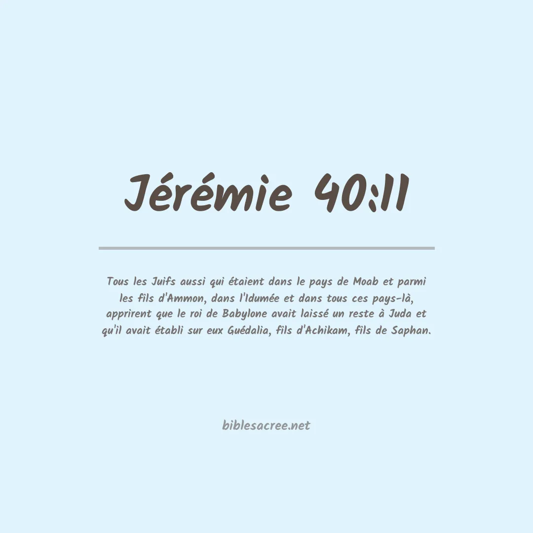 Jérémie - 40:11