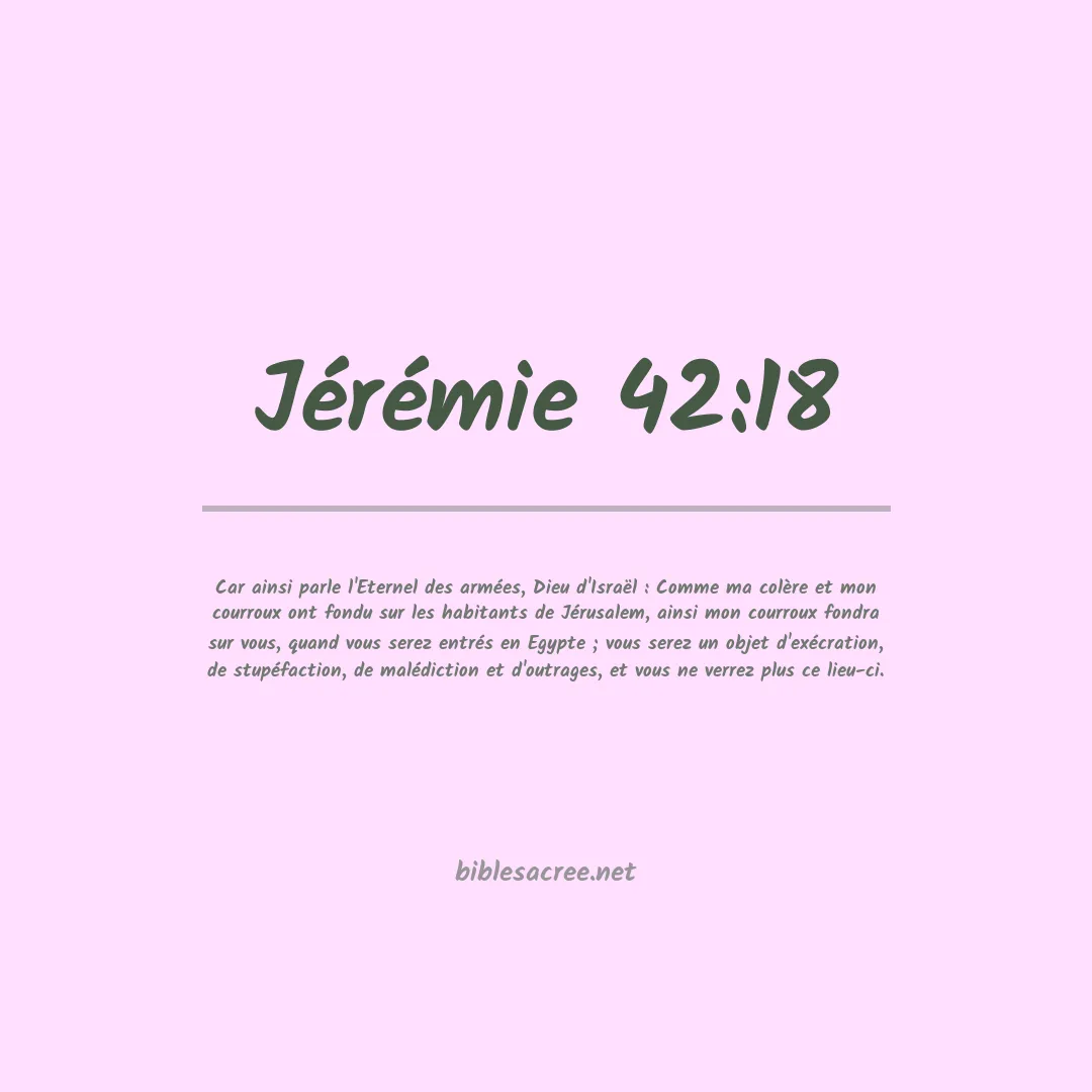 Jérémie - 42:18