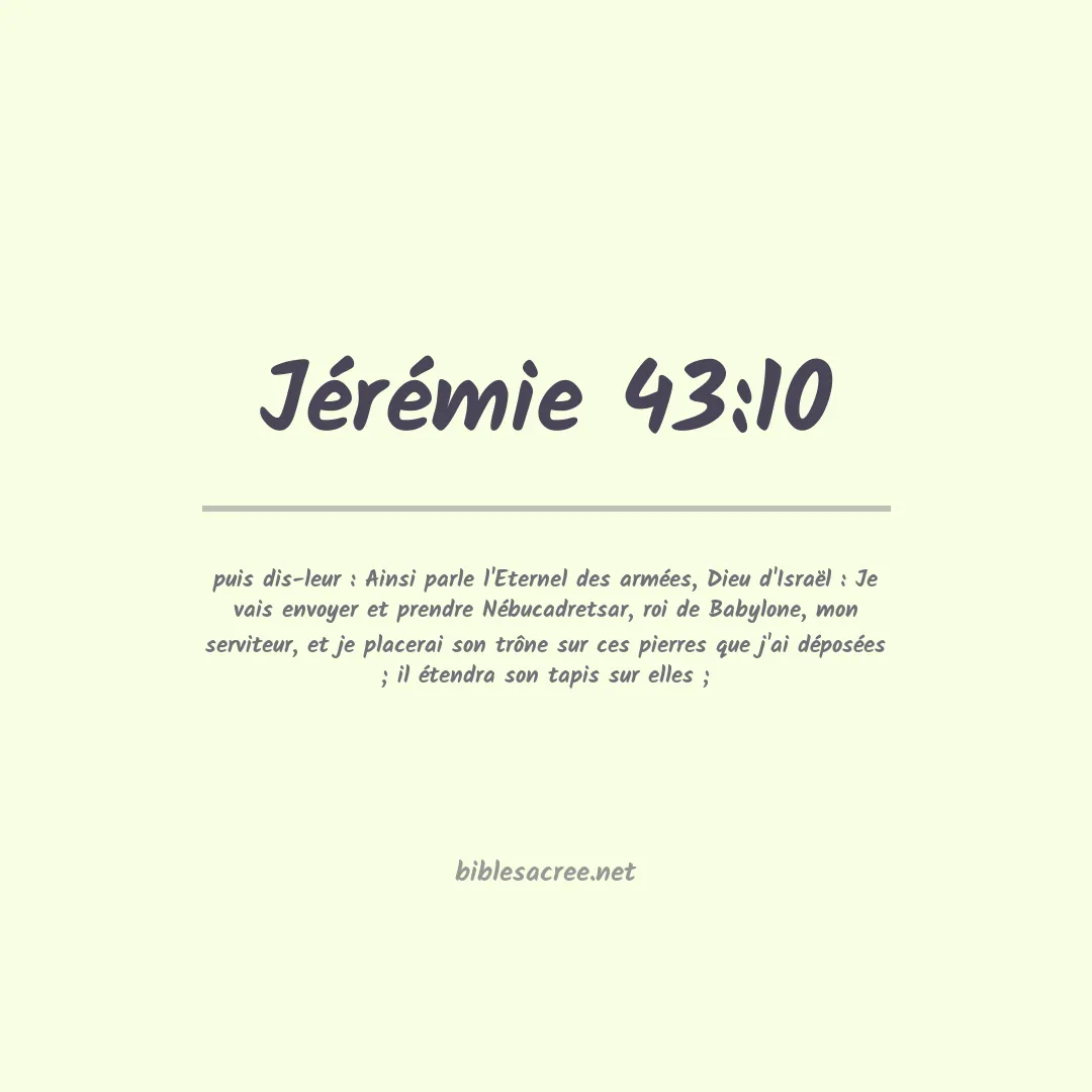 Jérémie - 43:10