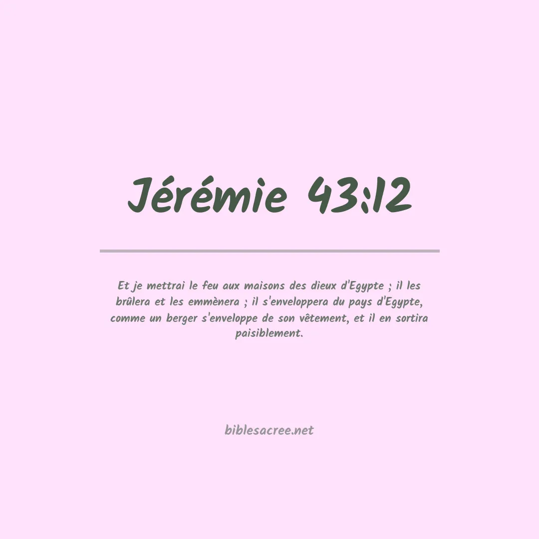 Jérémie - 43:12