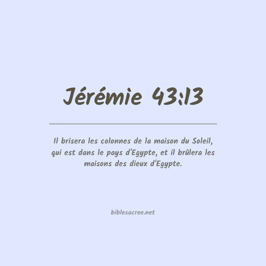 Jérémie - 43:13