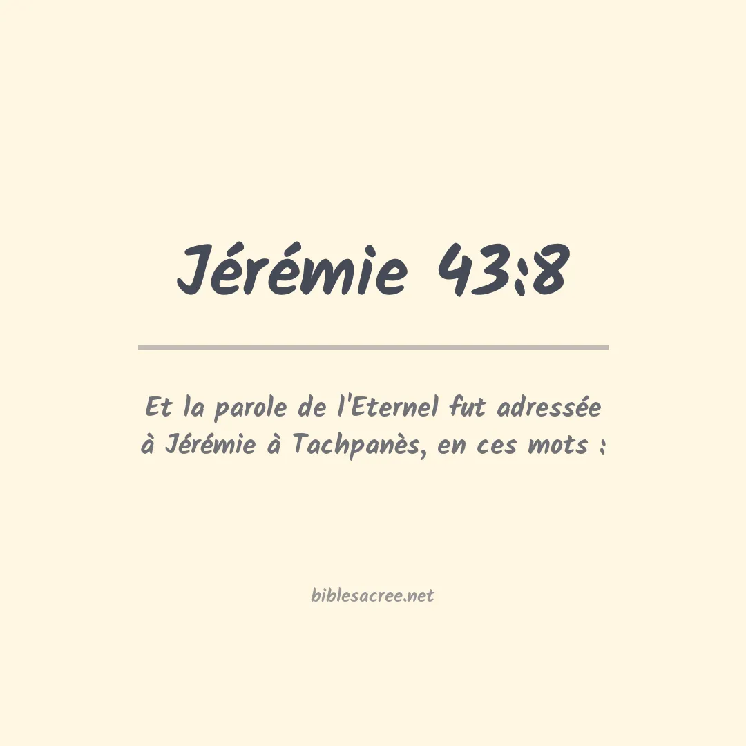 Jérémie - 43:8