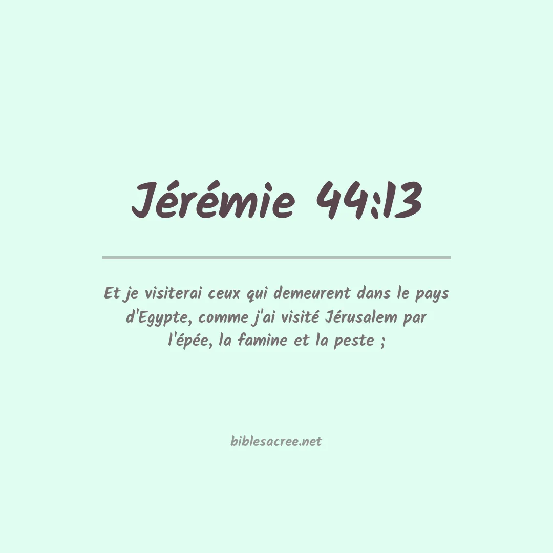Jérémie - 44:13