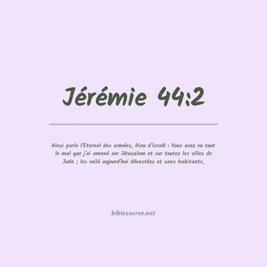 Jérémie - 44:2