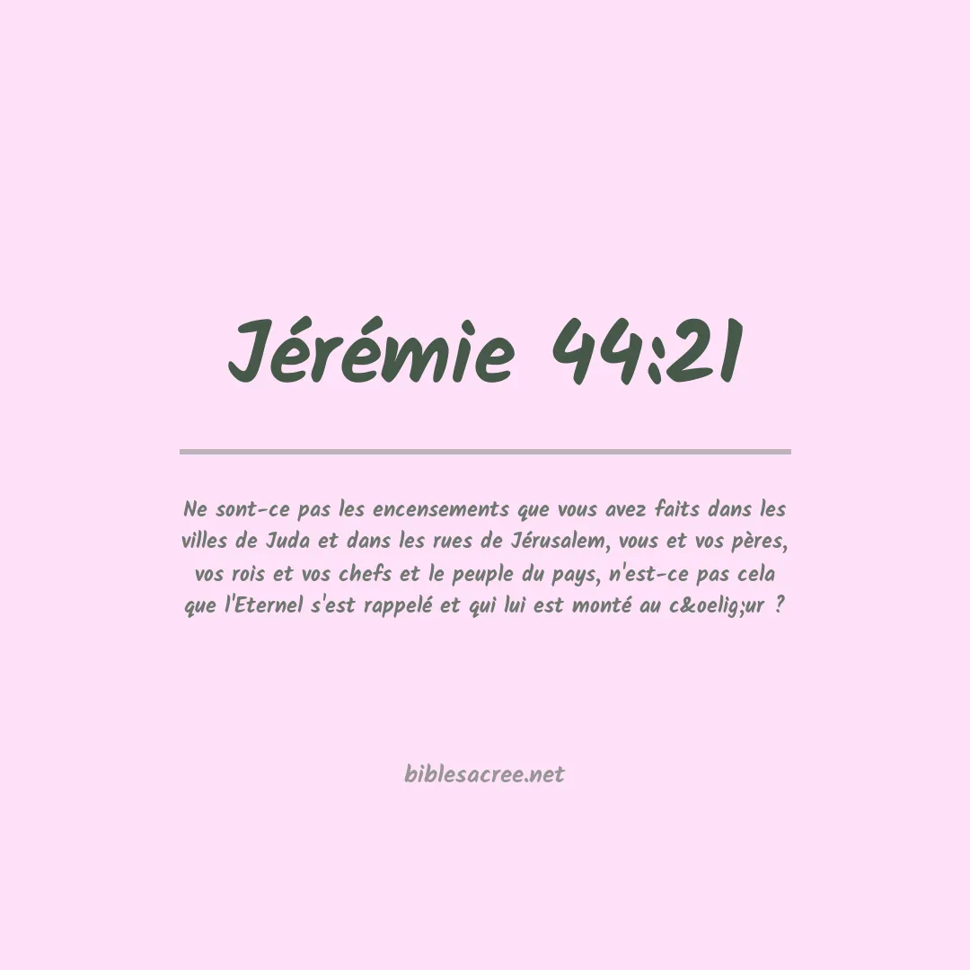 Jérémie - 44:21