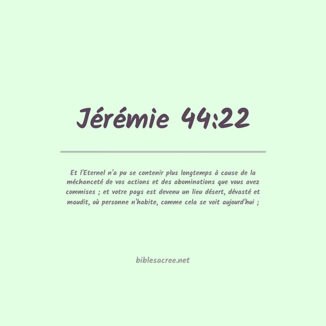Jérémie - 44:22