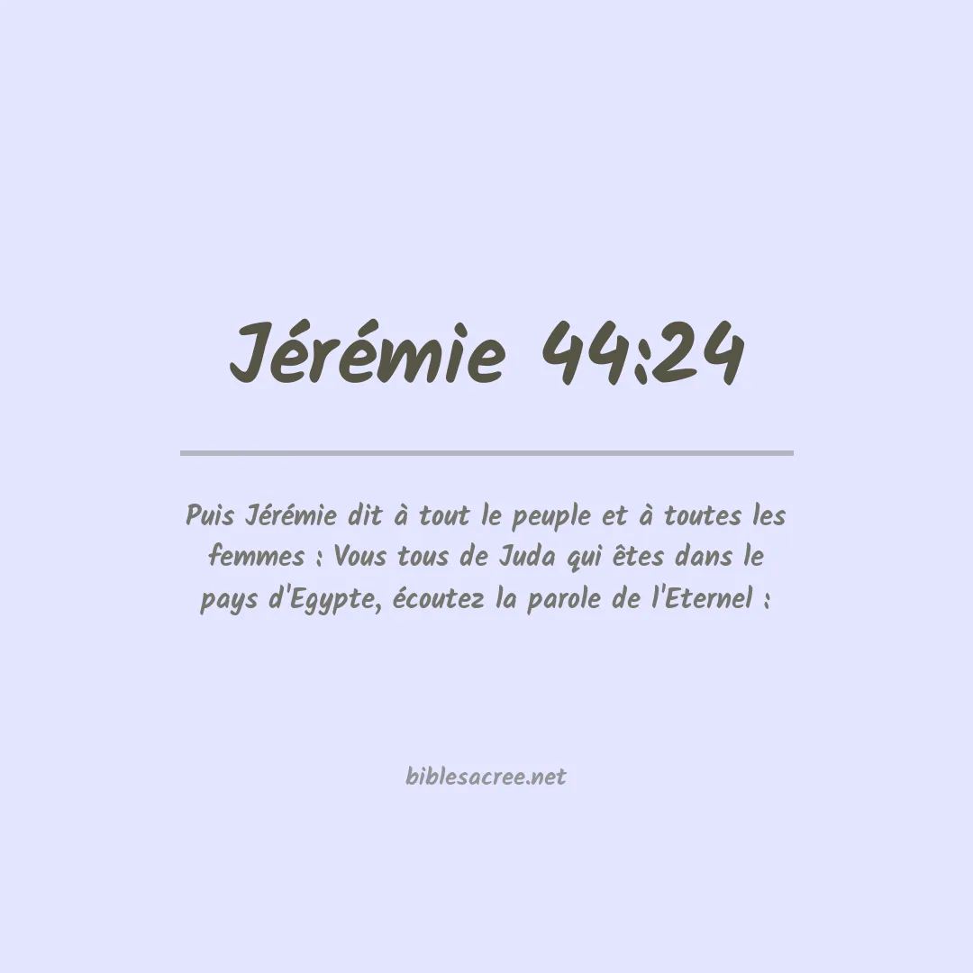 Jérémie - 44:24
