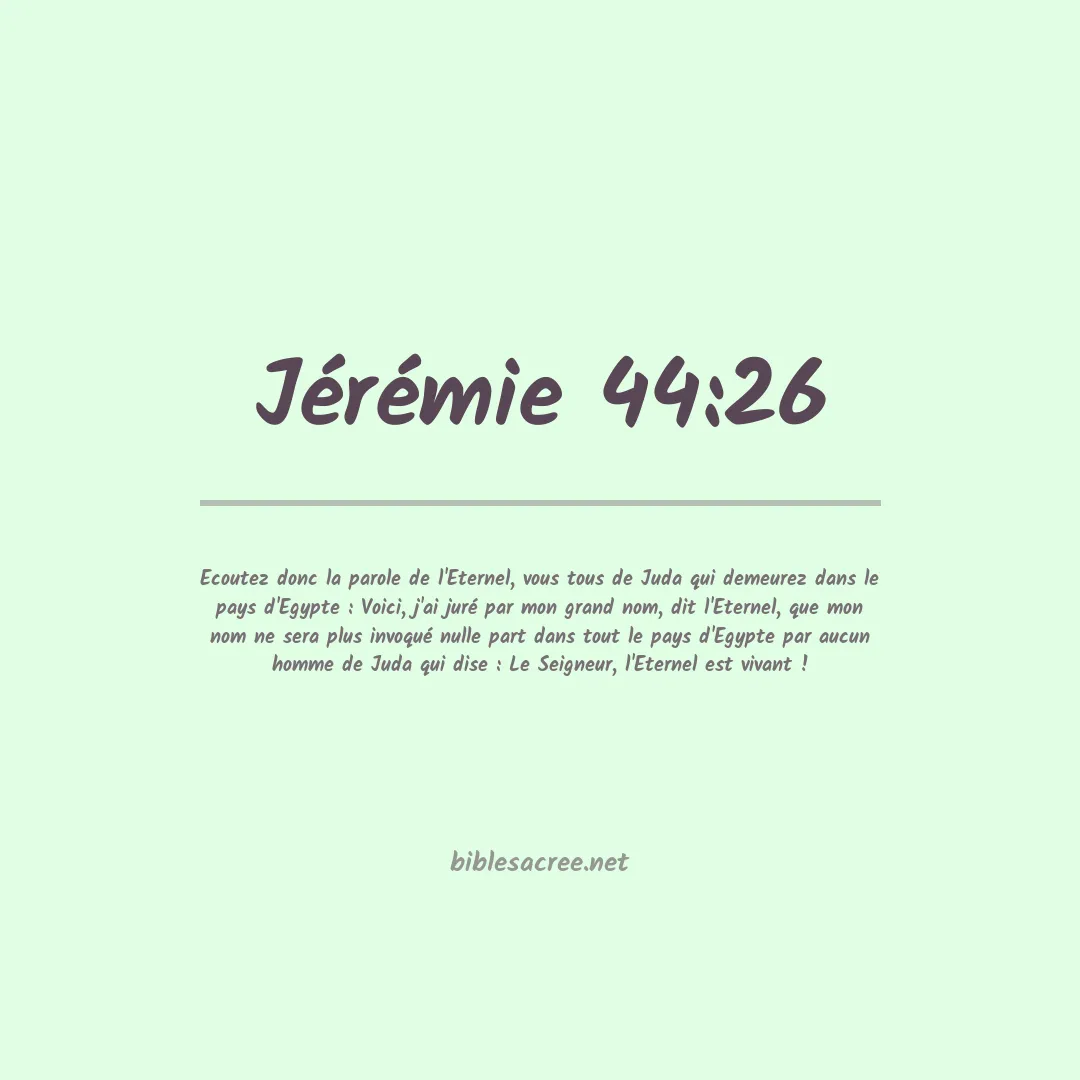 Jérémie - 44:26