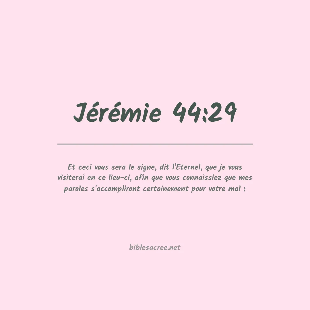 Jérémie - 44:29