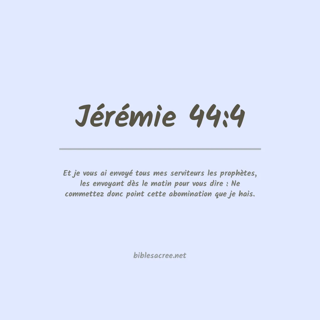 Jérémie - 44:4