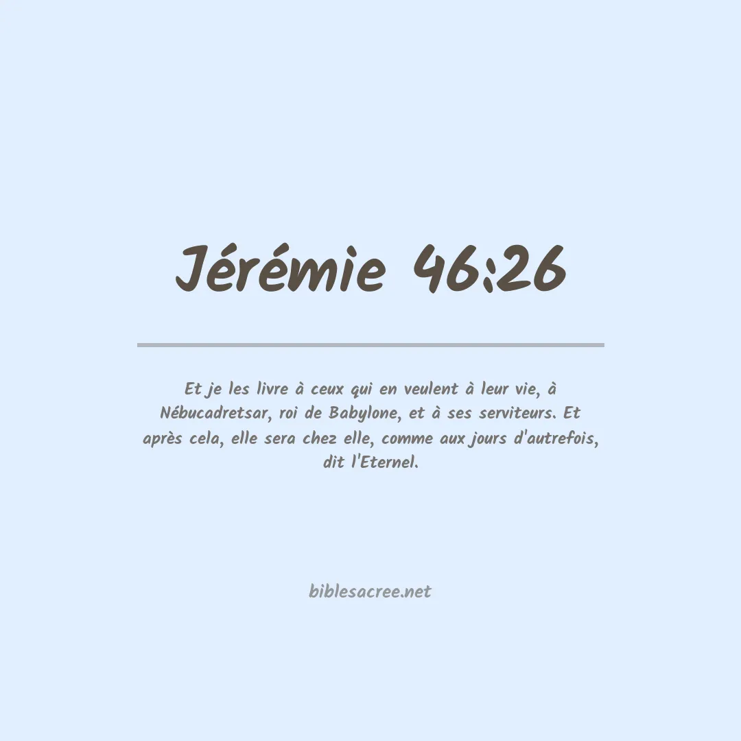 Jérémie - 46:26