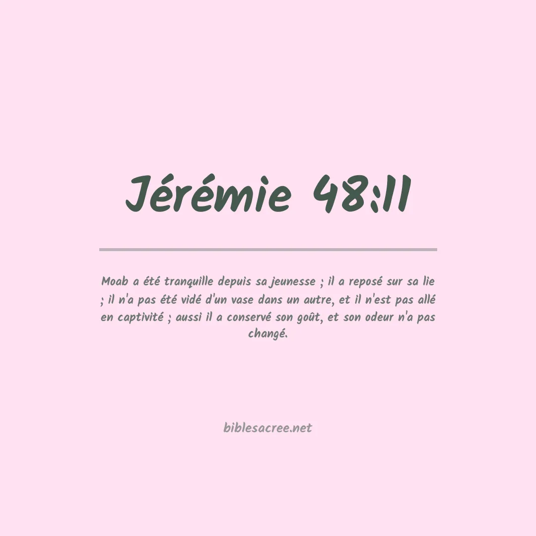Jérémie - 48:11