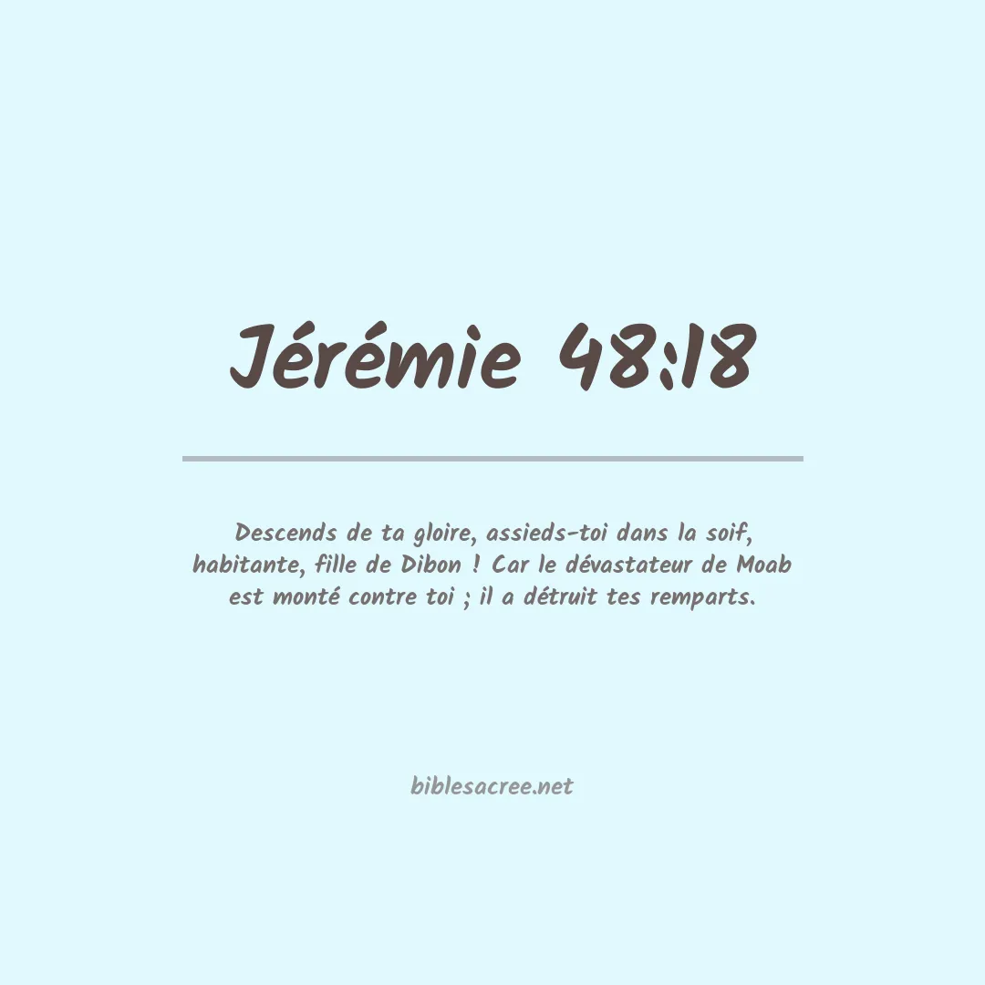 Jérémie - 48:18