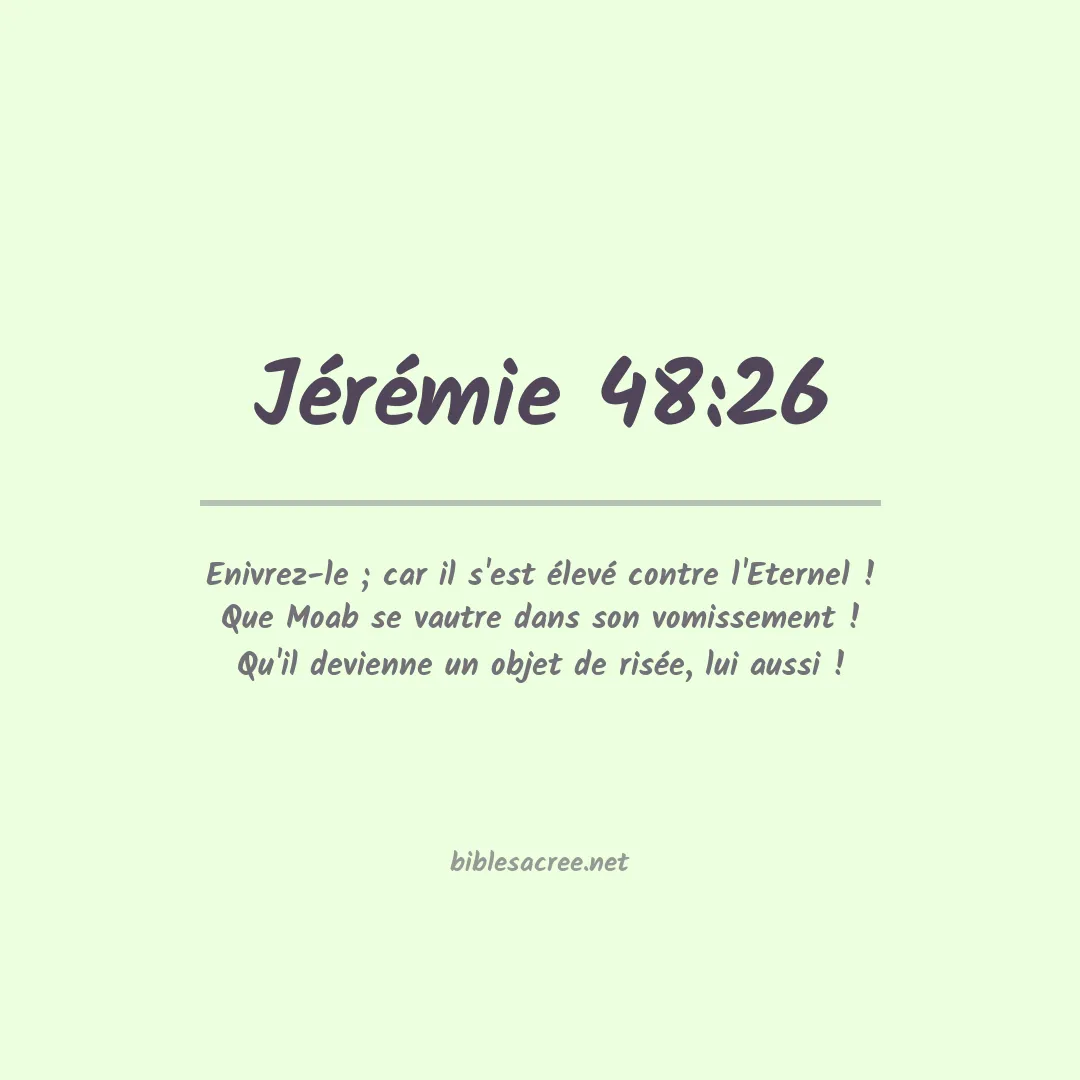 Jérémie - 48:26