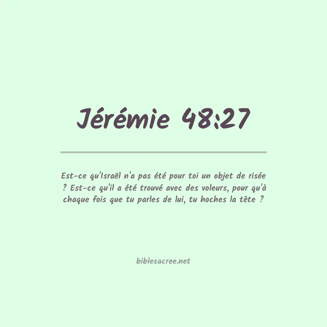Jérémie - 48:27