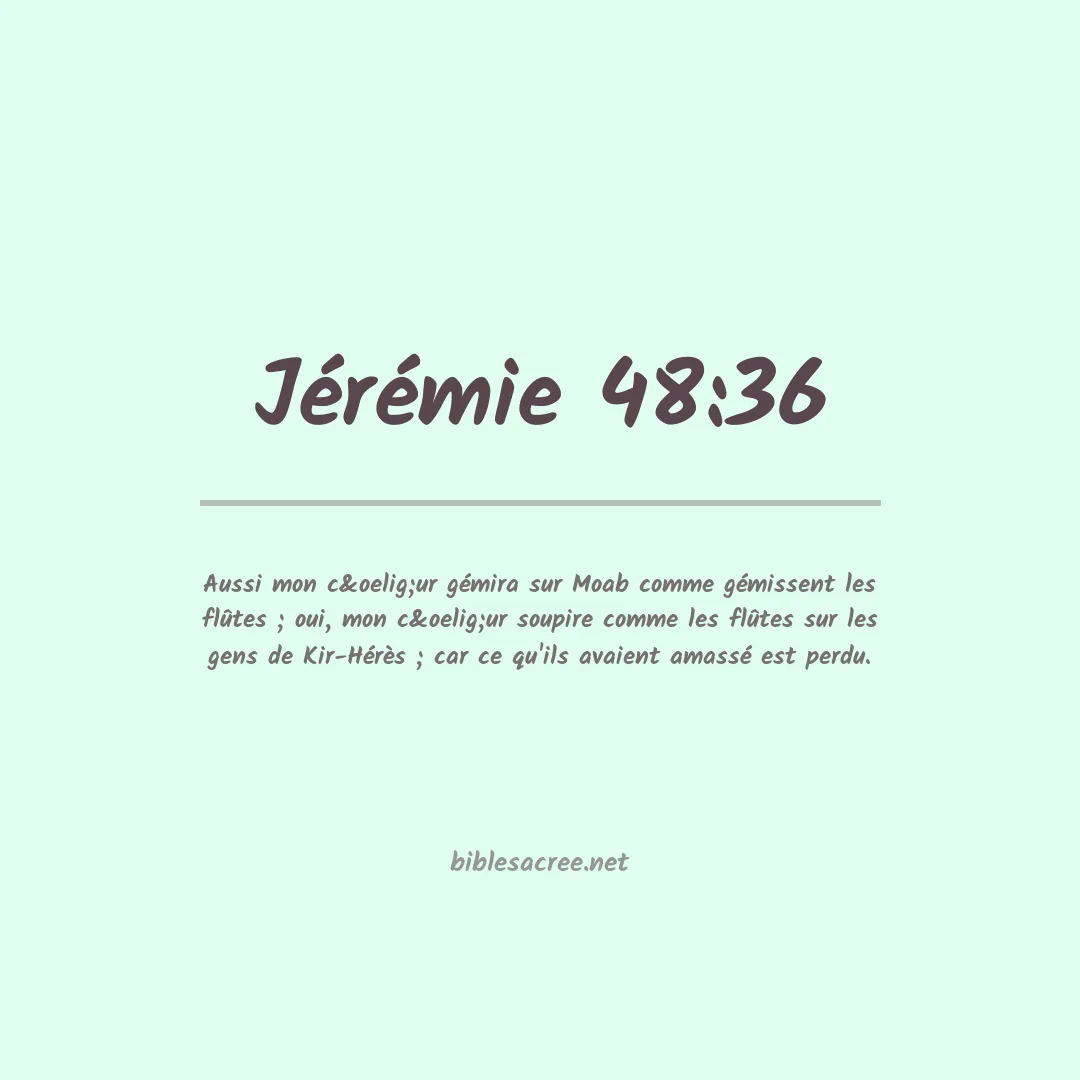 Jérémie - 48:36