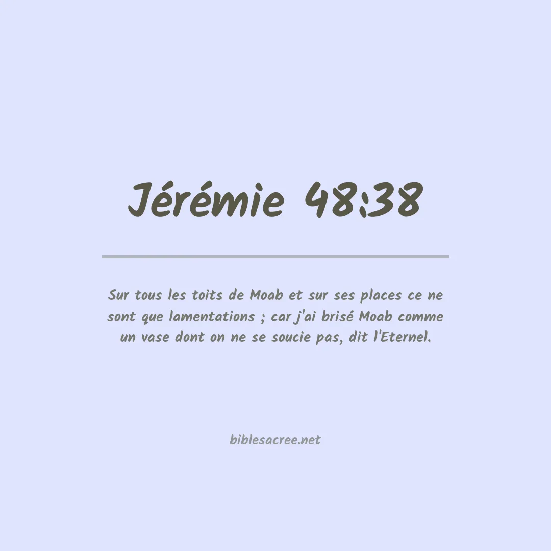 Jérémie - 48:38