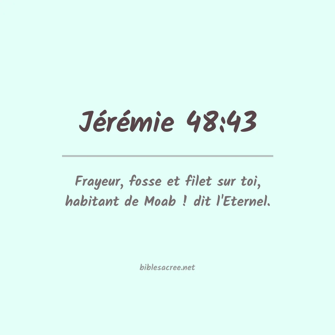 Jérémie - 48:43