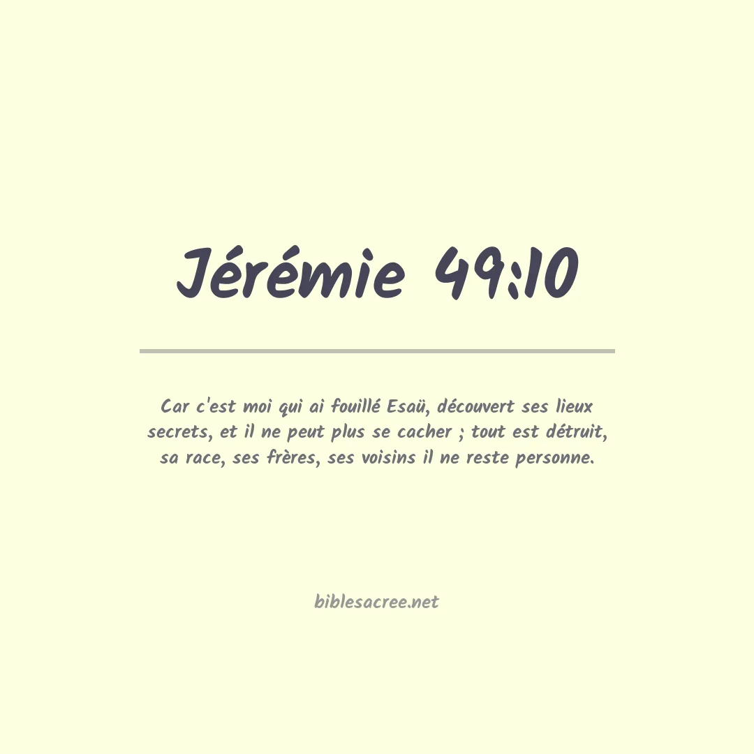 Jérémie - 49:10