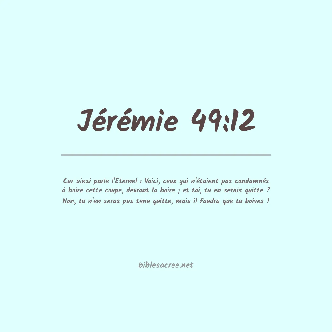 Jérémie - 49:12