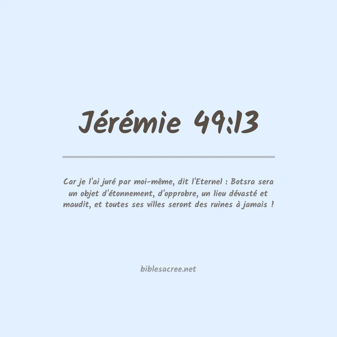 Jérémie - 49:13
