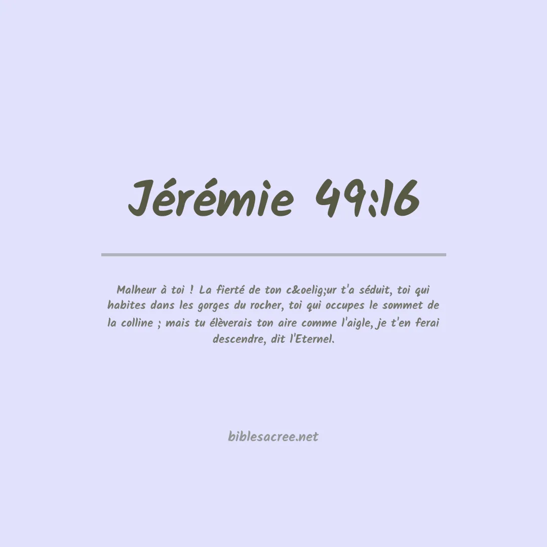 Jérémie - 49:16