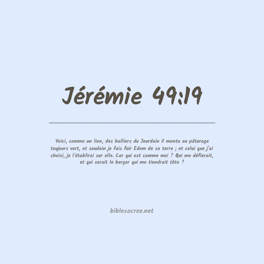 Jérémie - 49:19